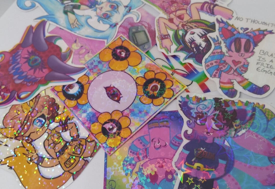 Stickers of my art UwU